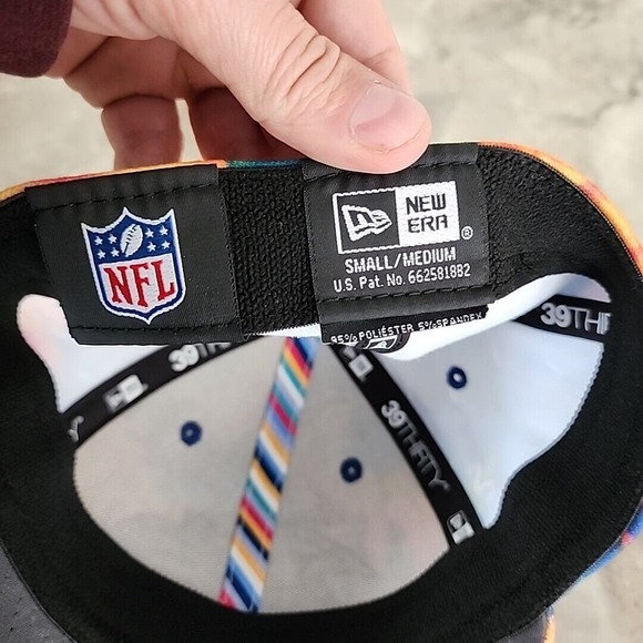 NEW Era Baltimore Ravens Men's NFL Crucial Catch 39THIRTY Flex Hat Cap Tie-Dye - Picture 6 of 6